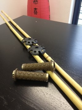 selfmade ski poles